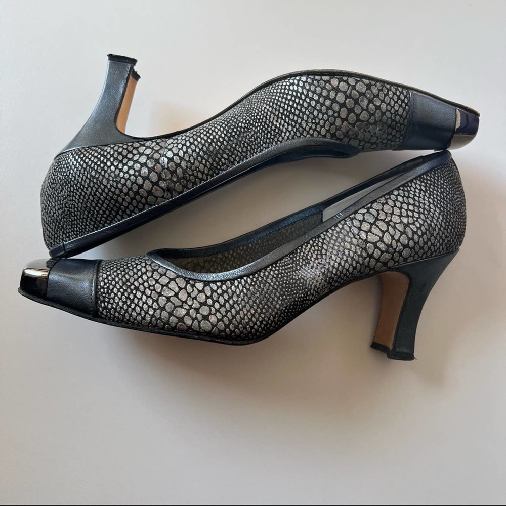 Timothy Hitsman Vintage Cayman Pewter Serpent Mesh Vintage 71/2